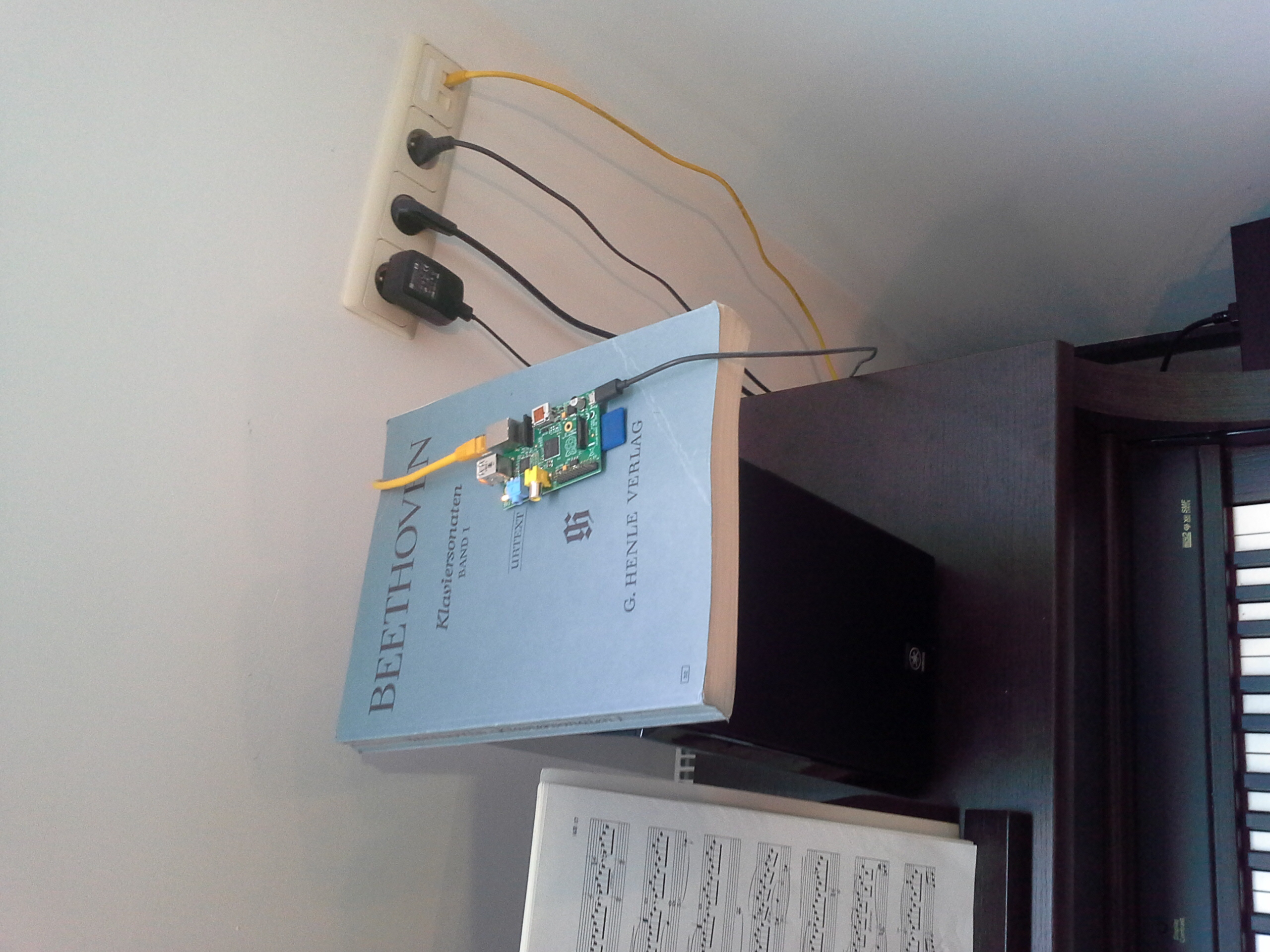 My raspberry pi at home